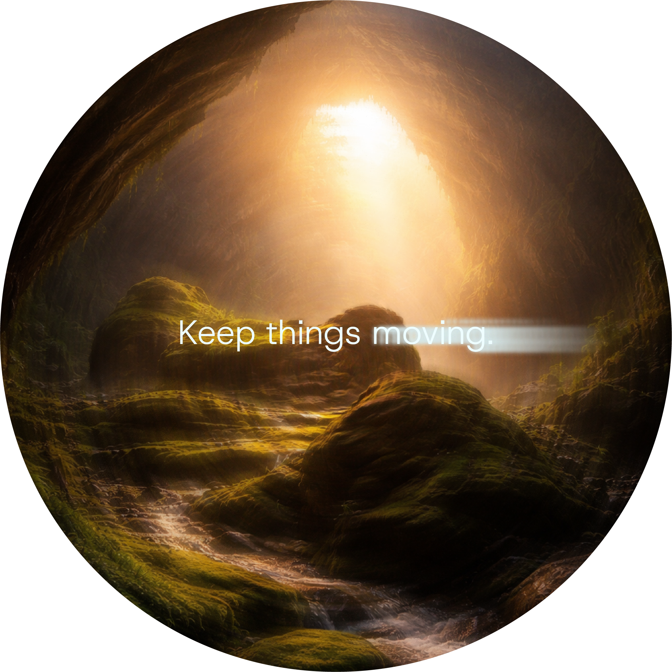 Keep things moving